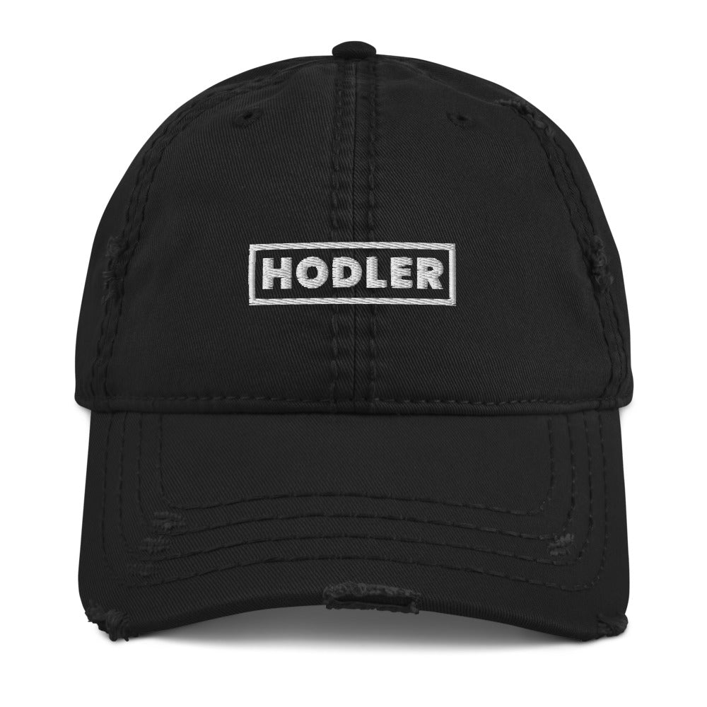 HODLER Bold Box Title - Crypto Dad Hat