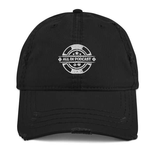 All-In Classic Logo - Distressed Dad Hat