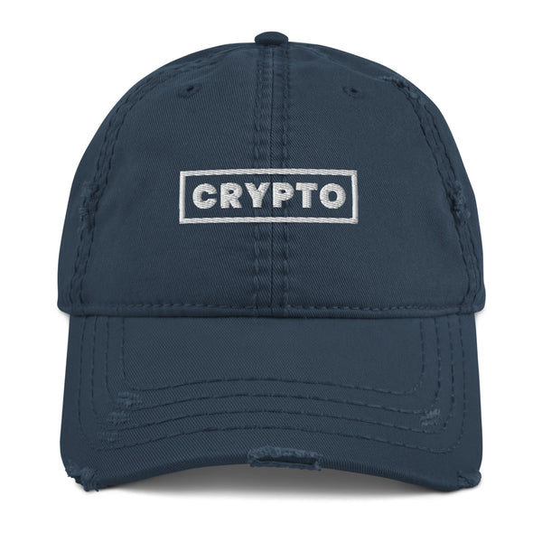 Crypto Bold Box Title - Crypto Dad Hat
