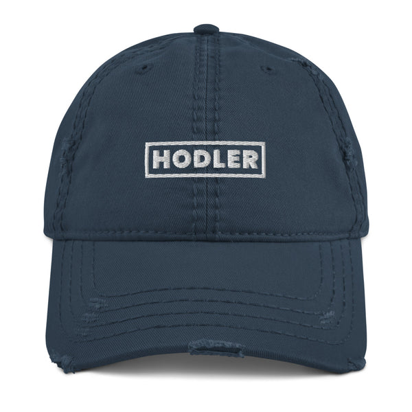 HODLER Bold Box Title - Crypto Dad Hat