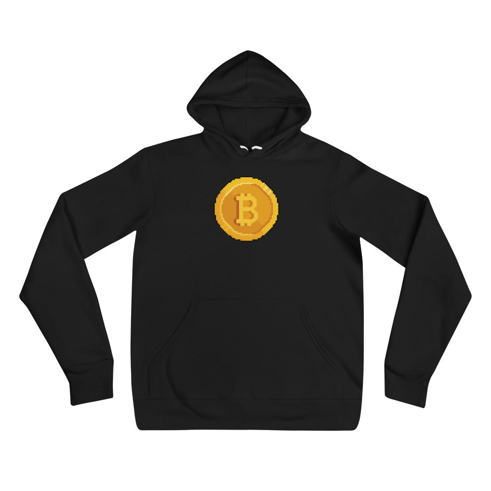 Bitcoin 16-bit Pixel Art Coin - Crypto Tee Shirt