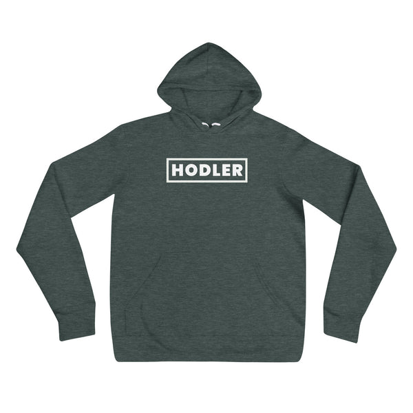 HODLER Bold Box Title - Crypto Hoodie