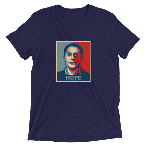Elon Musk Hope - Tesla SpaceX - Obama HOPE Parody Tee T-Shirt