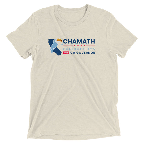 Chamath Palihapitiya For Governor of CA Campaign Tee - Recall Gavin Newsom - Wet Beak Edition Tee Shirt