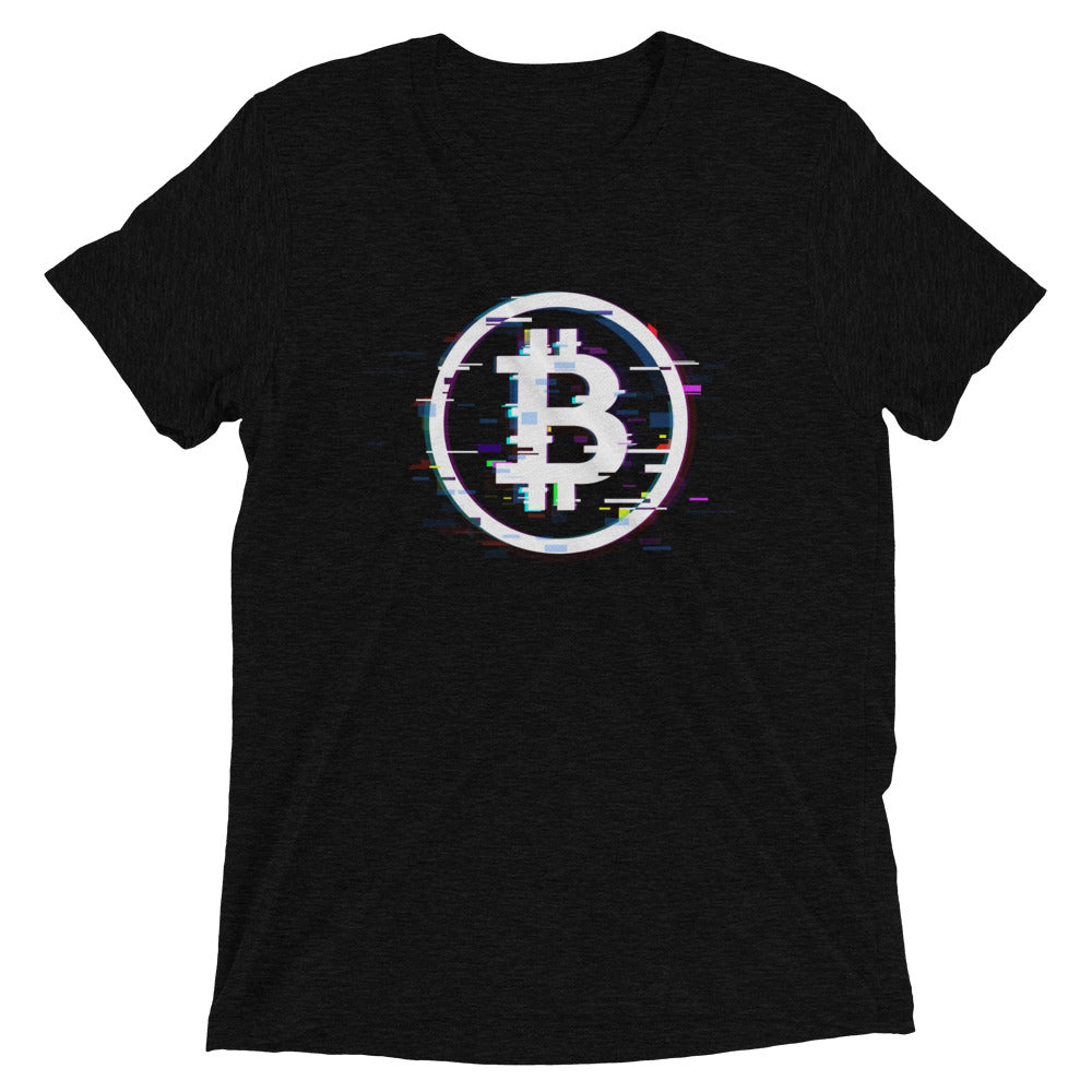 Bitcoin Glitch - Crypto Tee Shirt