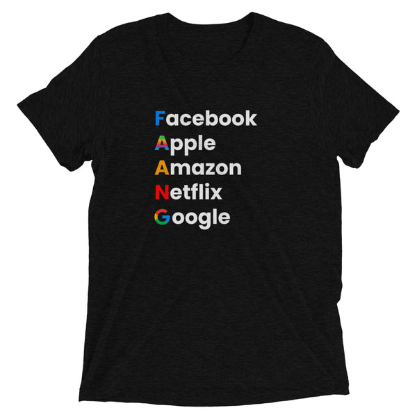 FAANG (Facebook Apple Amazon Netflix Google) - Investor Tee Shirt
