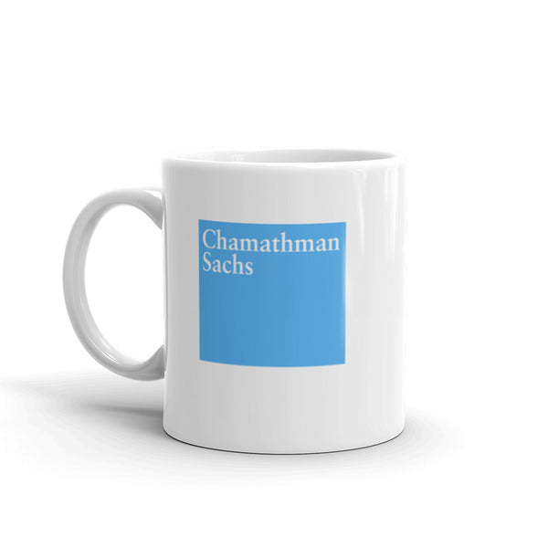 Chamathman Sachs - Mug (Chamath Palihapitiya Goldman Sachs Parody)